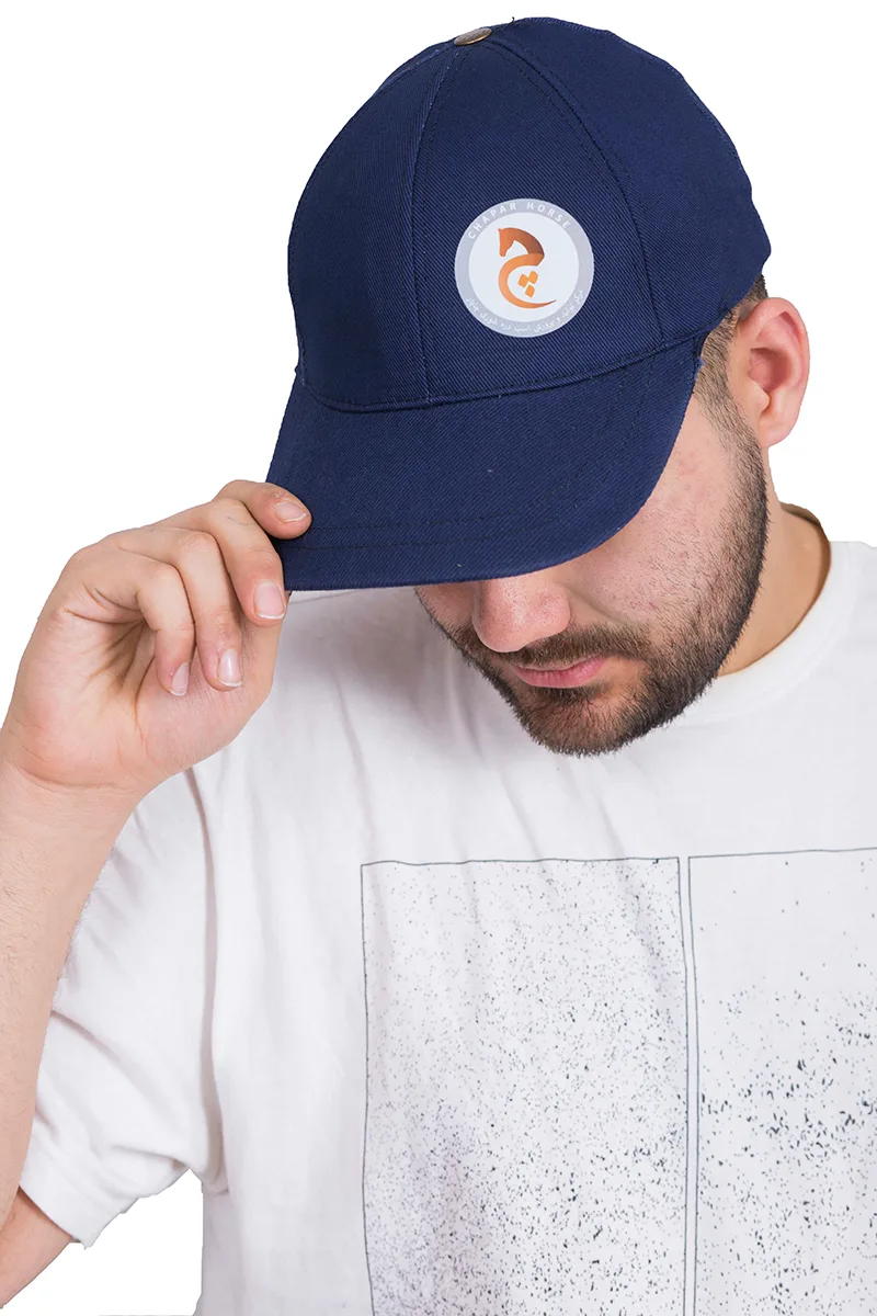 کلاه تبلیغاتی کتان به سفارش برند چ (اسب چاپار) کلاه تبلیغاتی| چاپ کلاه تبلیغاتی