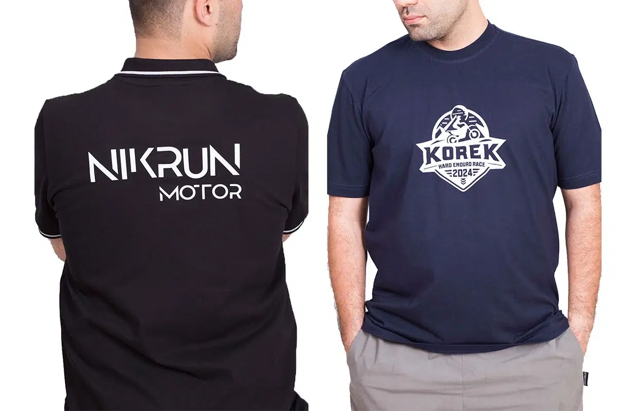 2 نمونه چاپ روی تیشرت بالامد