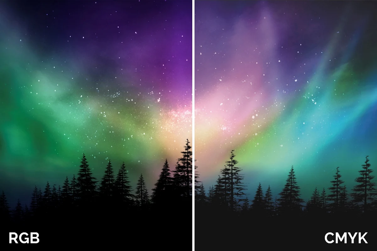 تفاوت cmyk و rgb در چیست