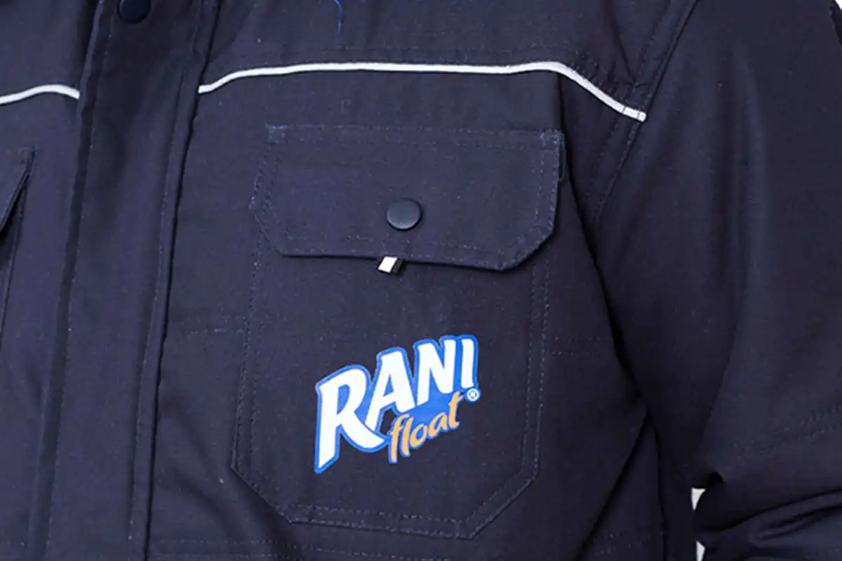 نمونه کار چاپ روی کاپشن